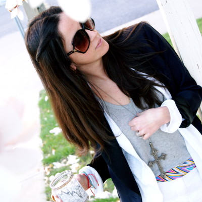 Loitering outside the Drones Club.