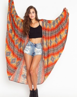 Navajo caftan jacket.