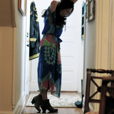 I can tell by the way you dress.