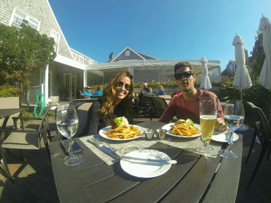 lunch at Topper's Wauwinet